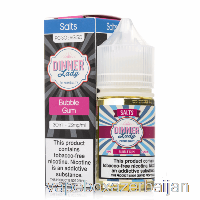 Vape Baku Bubblegum Salt - Vape Dinner Lady - 30mL 25mg